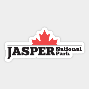 Jasper National Park Logo Sticker